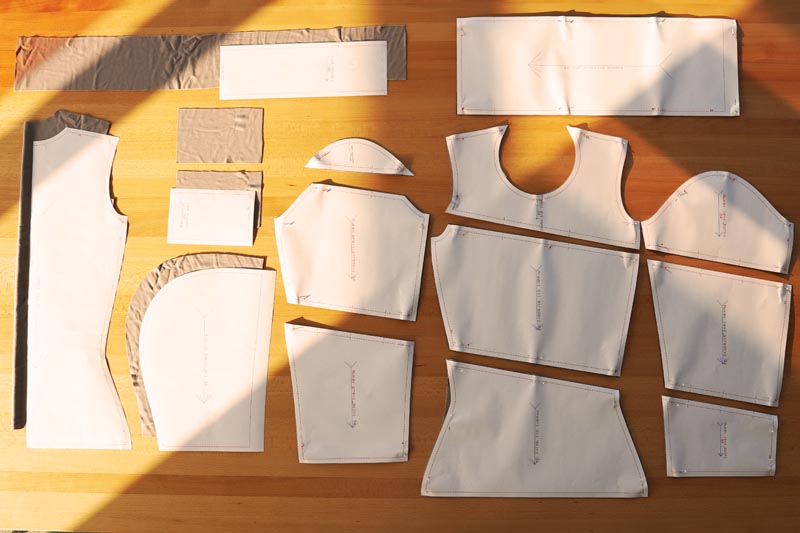 Jak ušít mikinové šaty (mikinu) - střihová příprava