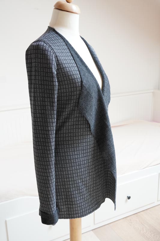 Návod na šití - cardigan (+ střih)