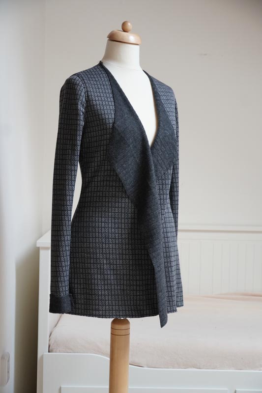 Návod na šití - cardigan (+ střih)