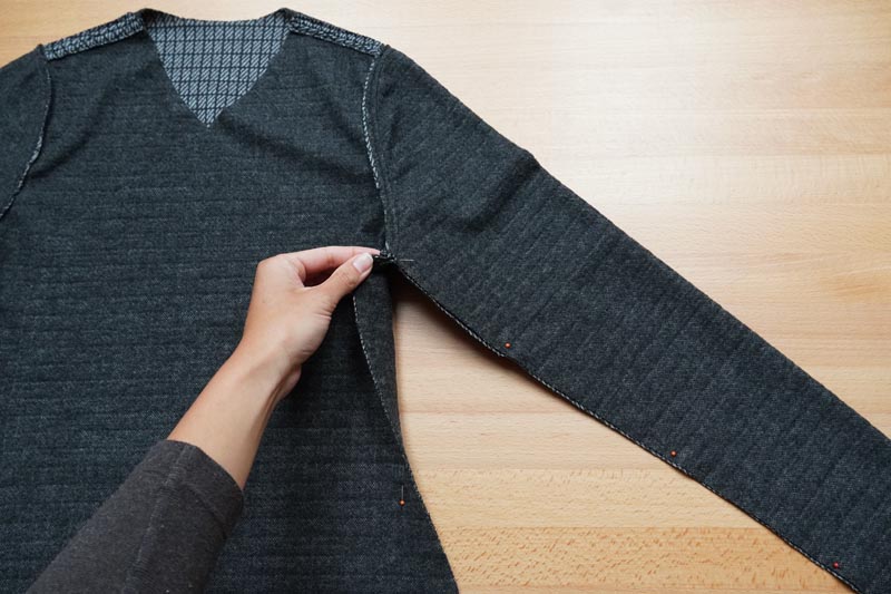 Návod na šití - cardigan (+ střih)