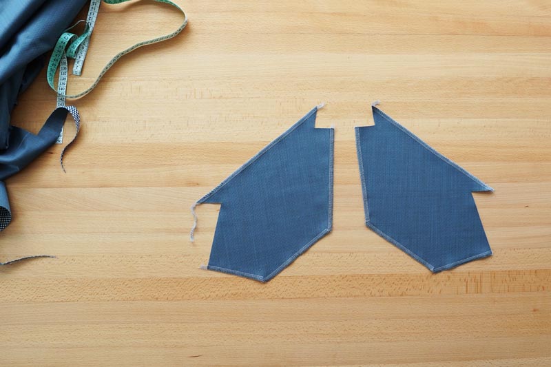 Návod jak ušít dámskou zimní sukni - šití kapes