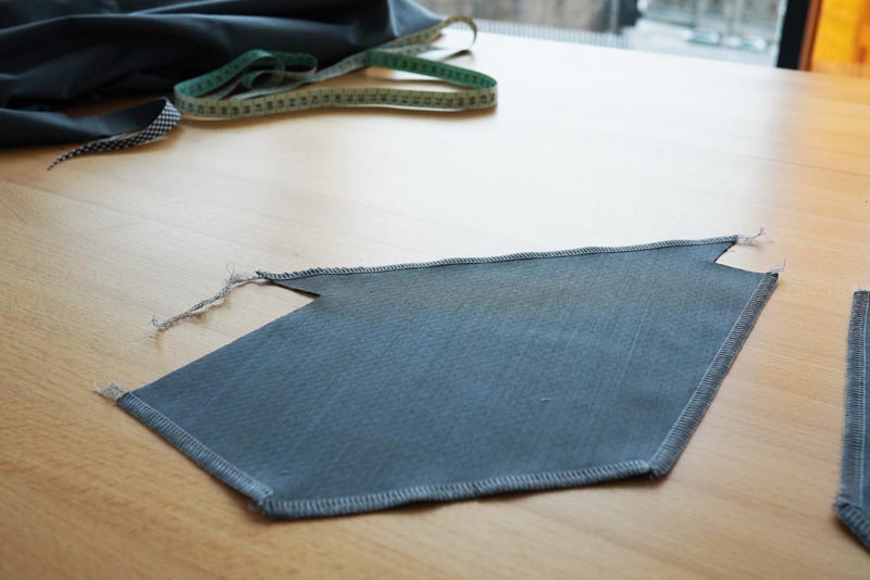 Návod jak ušít dámskou zimní sukni - šití kapes