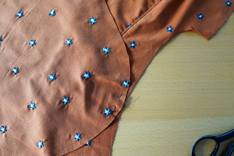 Jak ušít dámské zavinovací šaty - rukávy