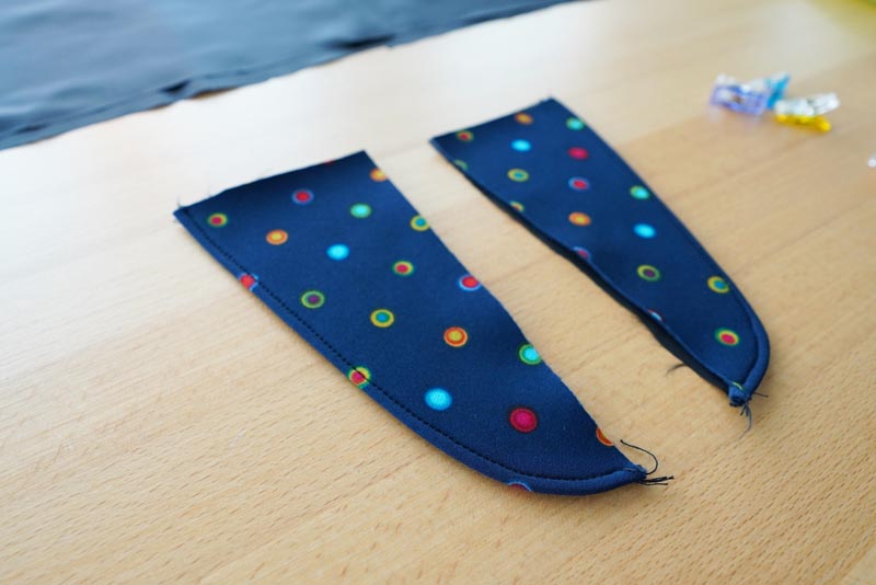 Střih a návod jak ušít dětské oteplováky - patky