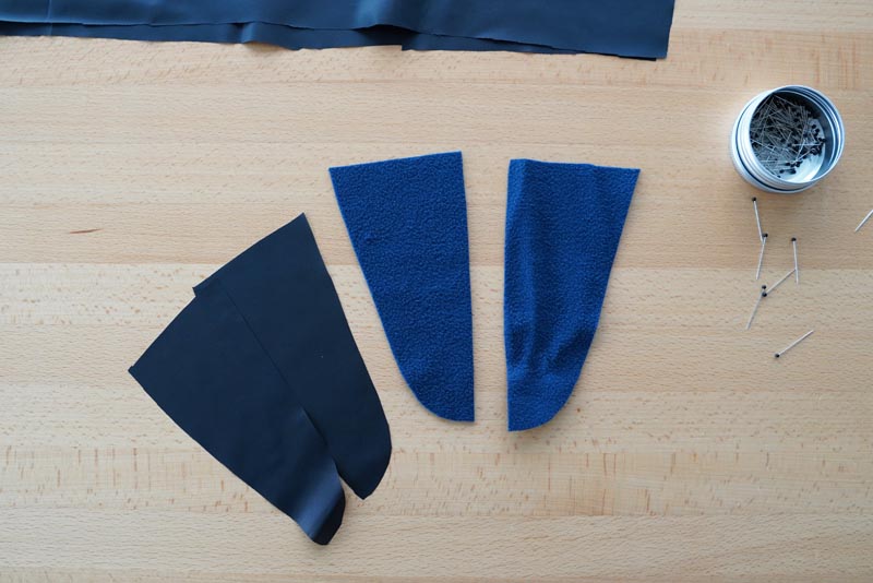 Střih a návod jak ušít dětské oteplováky - patky