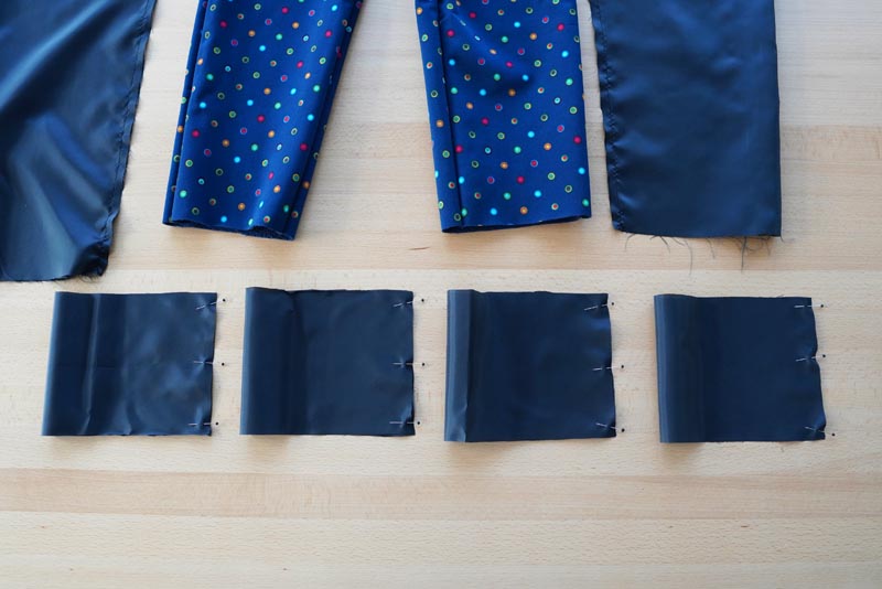 Střih a návod jak ušít dětské oteplováky - nohavicové díly do gumy