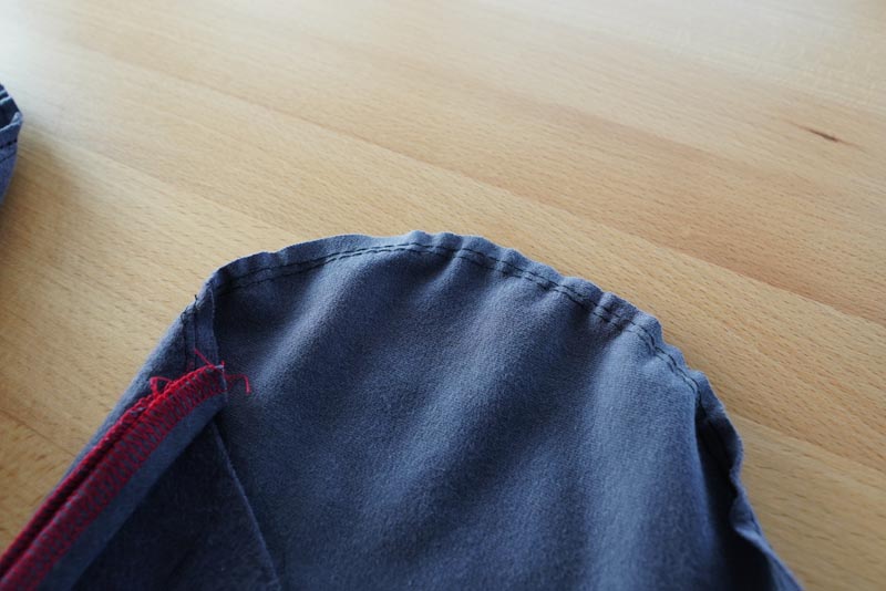 Jak ušít jednoduché dámské sako - navolnění rukávu