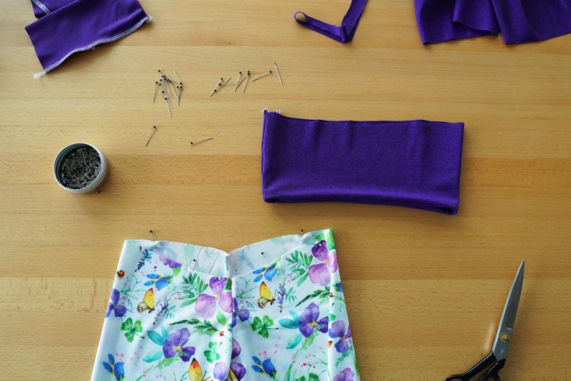 Jak ušít dětské sportovní legíny se sedlem - sedlo