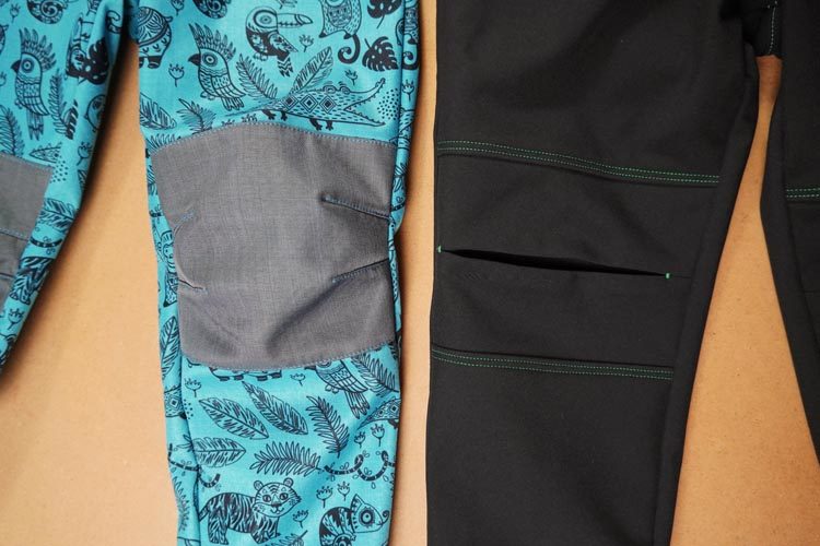 Jak šít softshell - dvojité štepování u dětských rostoucích kalhot