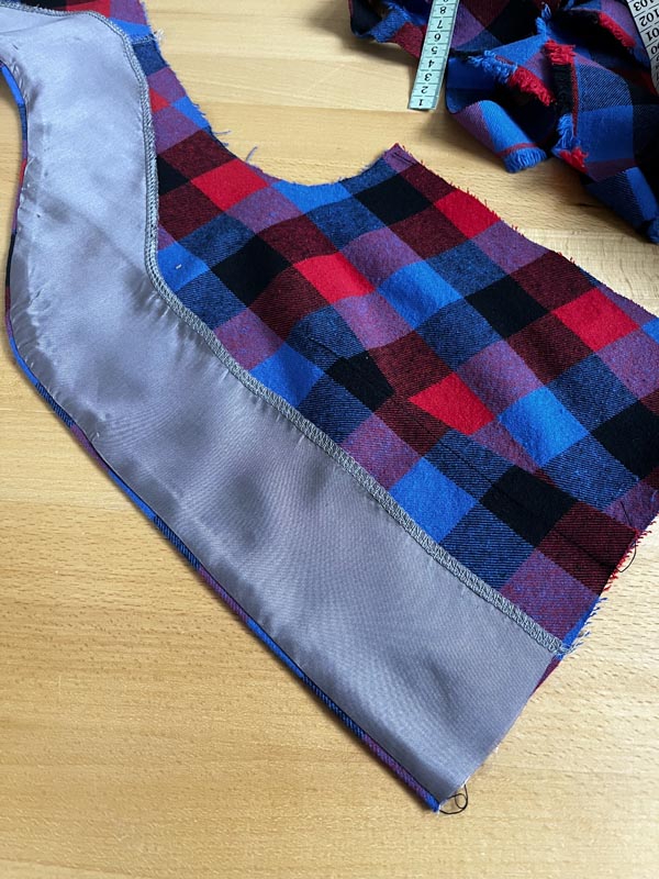 Jak ušít košilové šaty - flanel