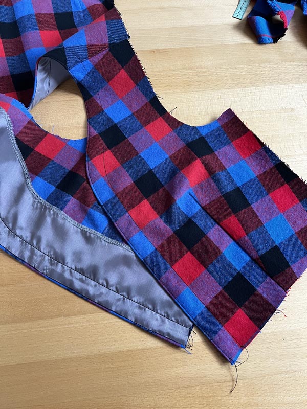 Jak ušít košilové šaty - flanel