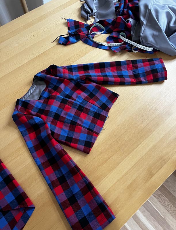 Jak ušít košilové šaty - flanel