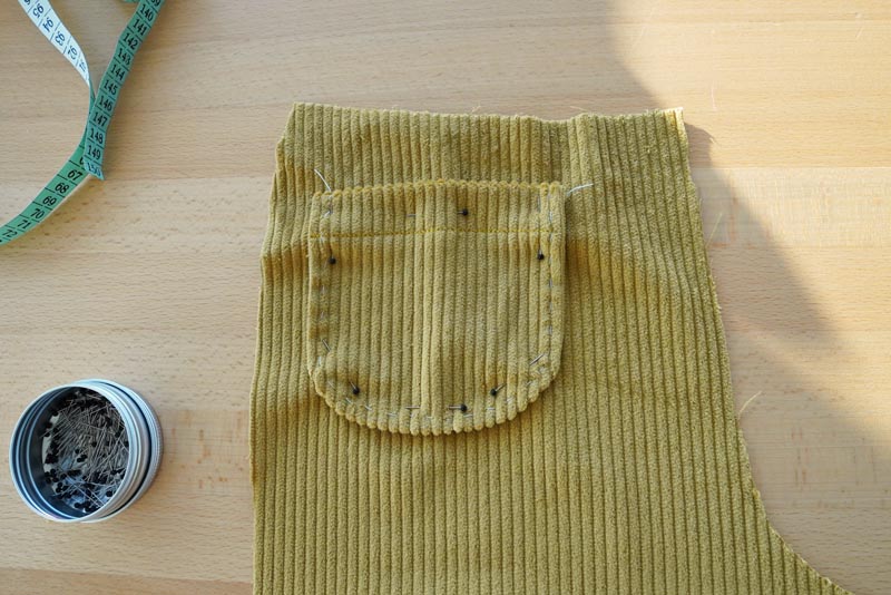 Jak ušít jednoduché lacláče - kapsy