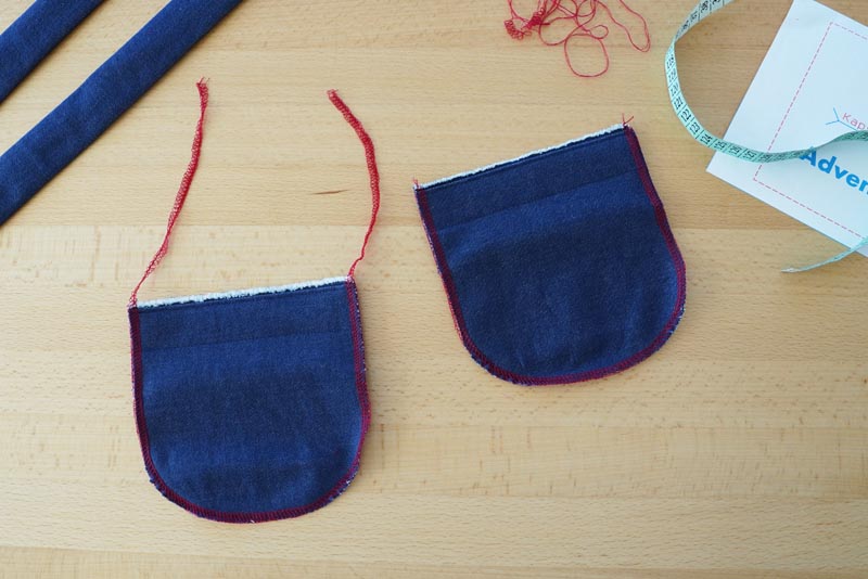 Nakládaná kapsa s ozdobným lemem - návod na šití