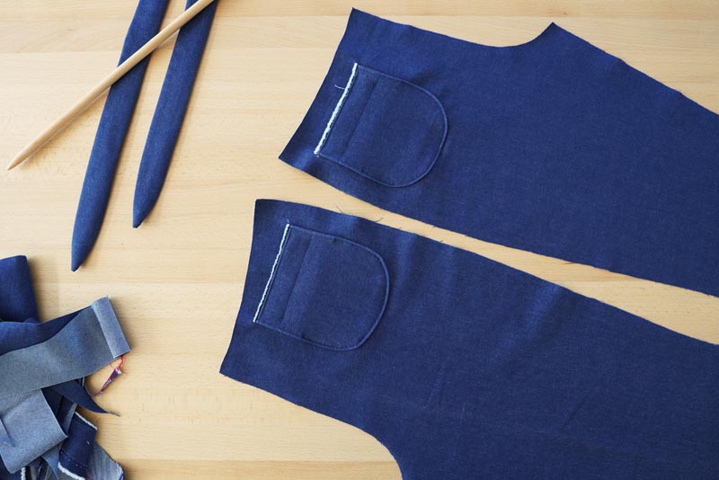 Jak ušít jednoduché lacláče - kapsy