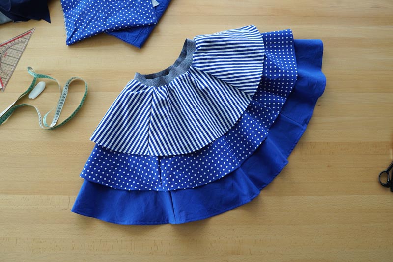 Jak ušít jednoduchou variabilní vrstvenou sukni