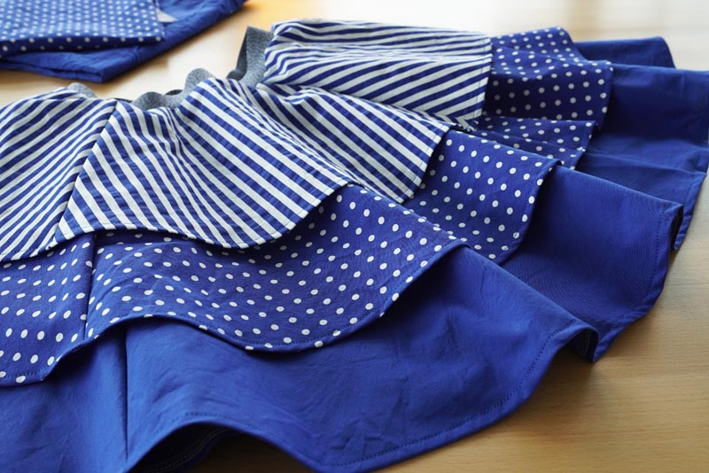 Jak ušít jednoduchou variabilní vrstvenou sukni