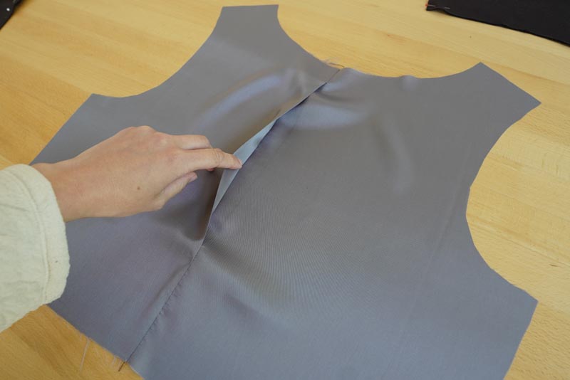 Jak ušít dámské sako s podšívkou - příprava podšívky