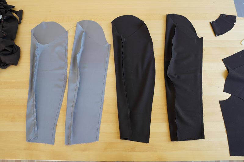 Jak ušít dámské sako s podšívkou - rukávy