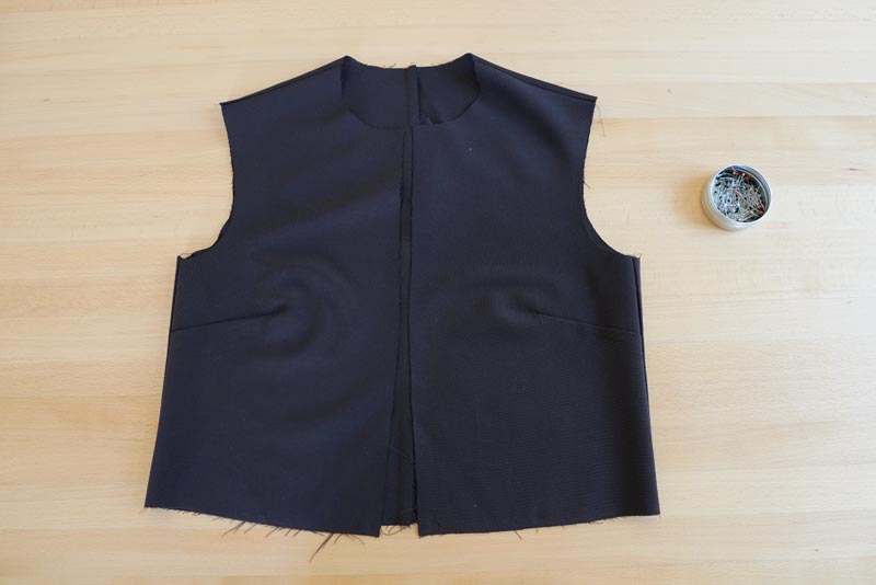 Jak ušít dámské sako s podšívkou - vrchová část saka