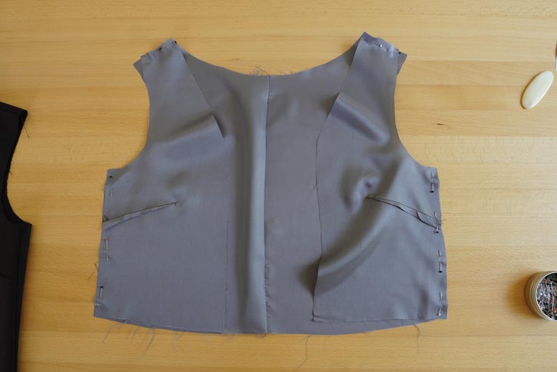 Jak ušít dámské sako s podšívkou - podšívka