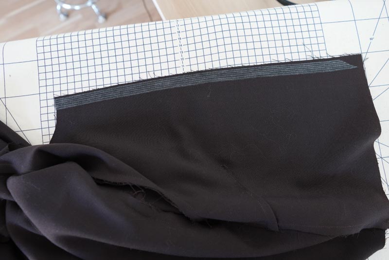 Jak ušít dámské sako s podšívkou - podžehlení