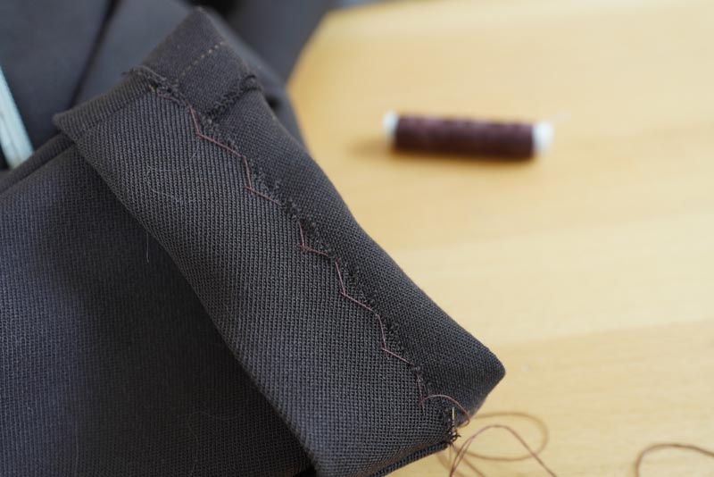 Jak ušít dámské sako s podšívkou - dokončení rukávů