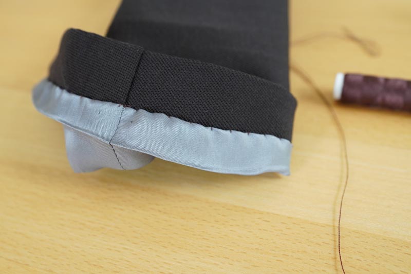 Jak ušít dámské sako s podšívkou - dokončení rukávů