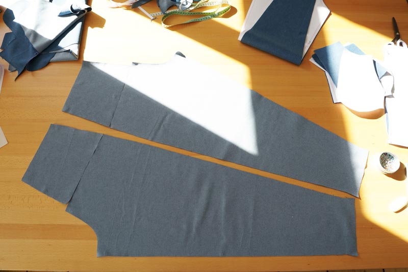 Dětský a dámský střih na kalhot + podrobný návod na šití balónových kalhot zdarma - sedlo v předním a zadním dílu