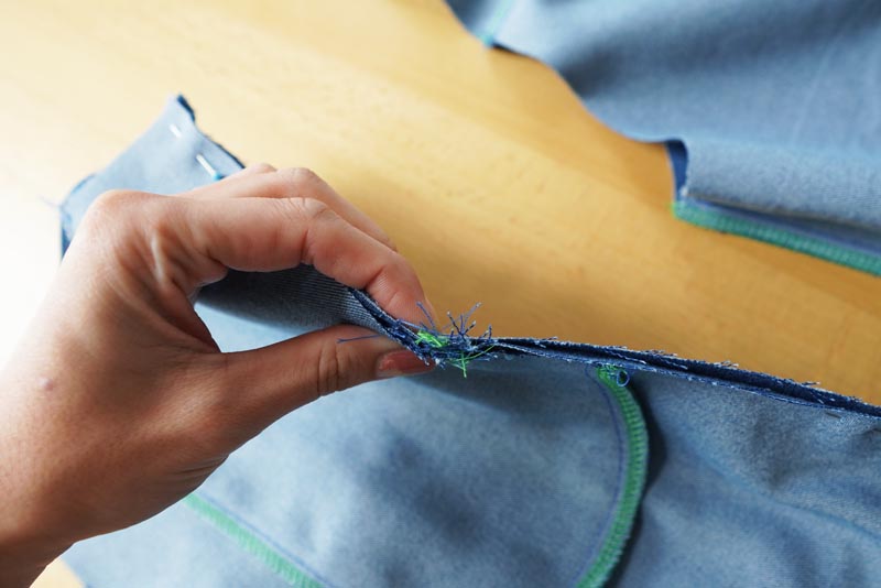 Dětský a dámský střih na kalhot + podrobný návod na šití balónových kalhot zdarma - boční švy