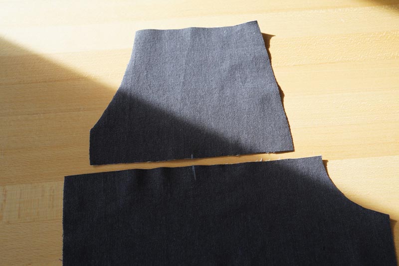 Jak ušít lehce balónové kalhoty s pasem do gumy - dámské nebo dětské, návod na šití zdarma - vytvoření záhybů