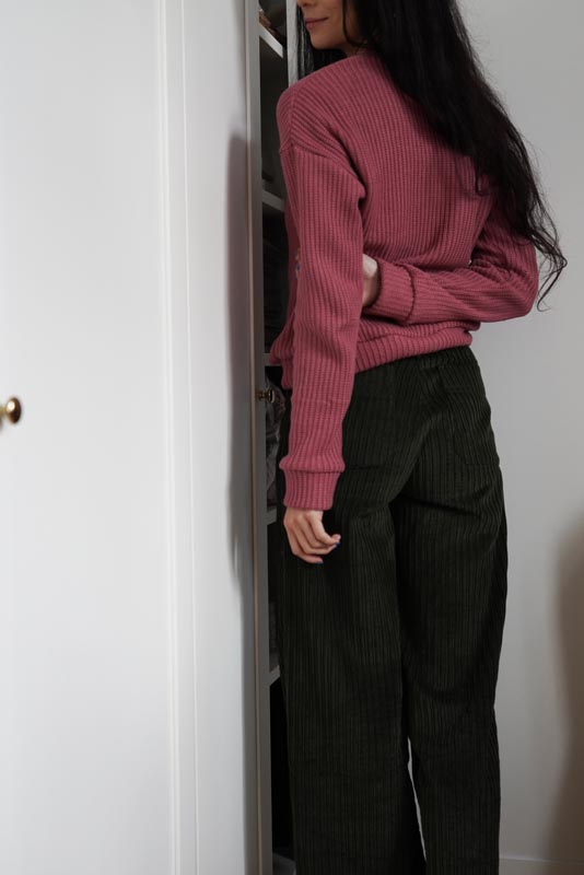 Moderní střih a jednoduchý návod jak ušít dámský svetr