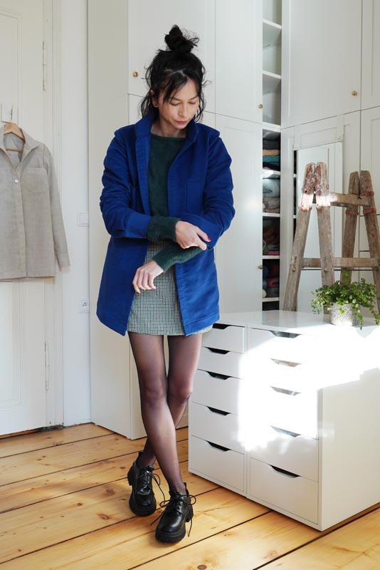 Střih a návod jak ušít jednoduchou dámskou vrchní košili