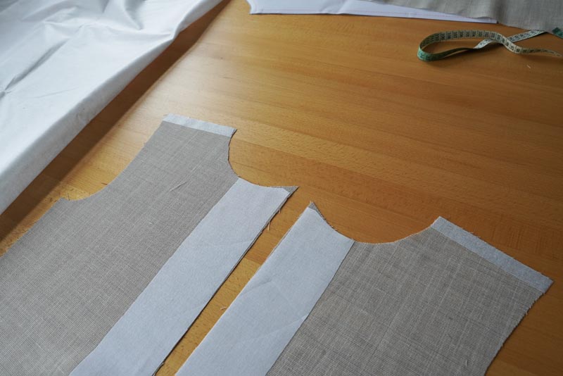 Jak ušít jednoduchou dámskou vrchní košili, podrobný návod na šití krok za krokem zdarma + střih v dámských velikostech 32-60. Podžehlení dílů