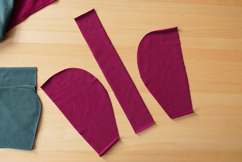 Jak ušít dámské šaty - kapuce