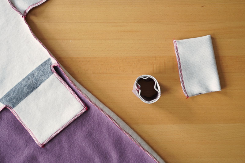 Podrobný návod jak ušít pohodlné dámské mikinové šaty - lemy (manžety) rukávů