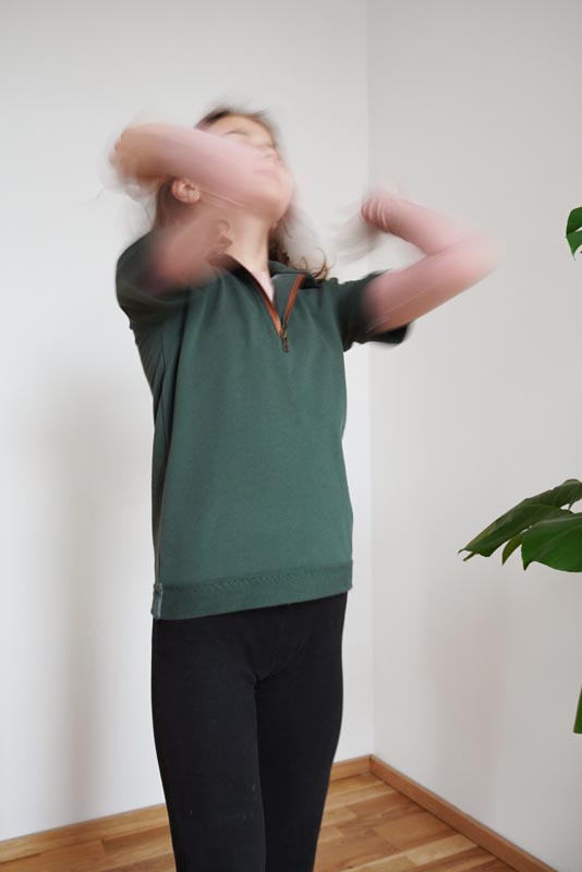 Střih na dětské POLO tričko a návod jak tričko ušít