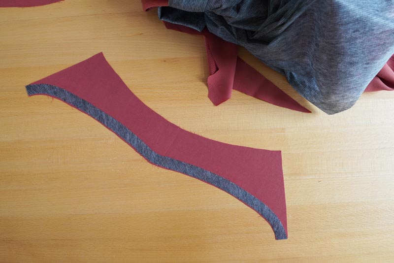 Jak ušít dámské volné kalhoty - výztuhy, vlizelín, pasovka a podžehlení