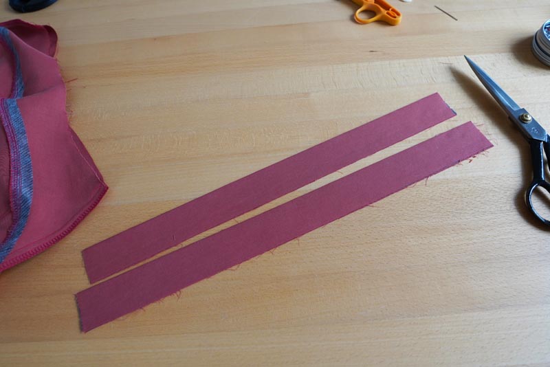 Jak ušít dámské volné kalhoty - pasový límec