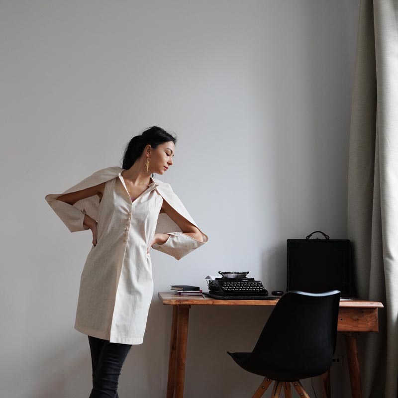 Střih a návod jak ušít dámskou košili