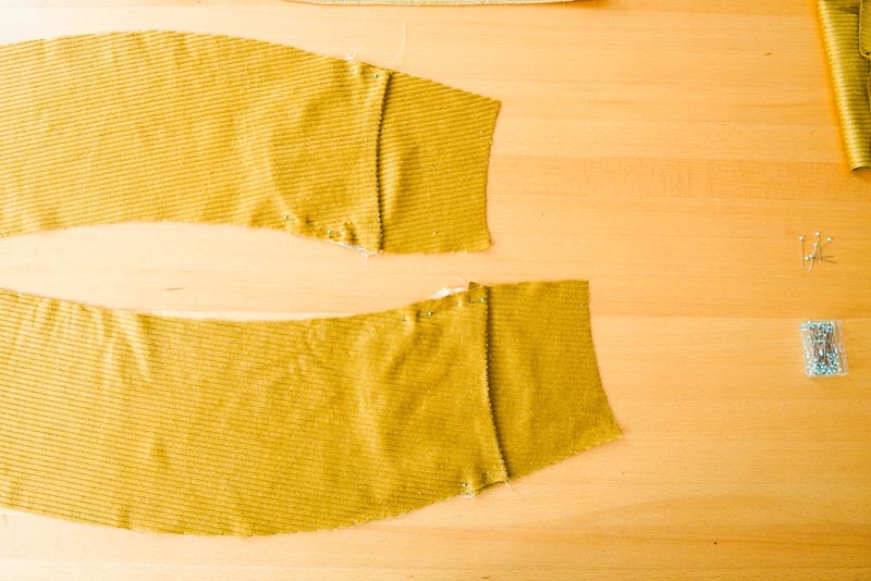 Jak se šije manšestrová sukně (šití kapes na sukni)