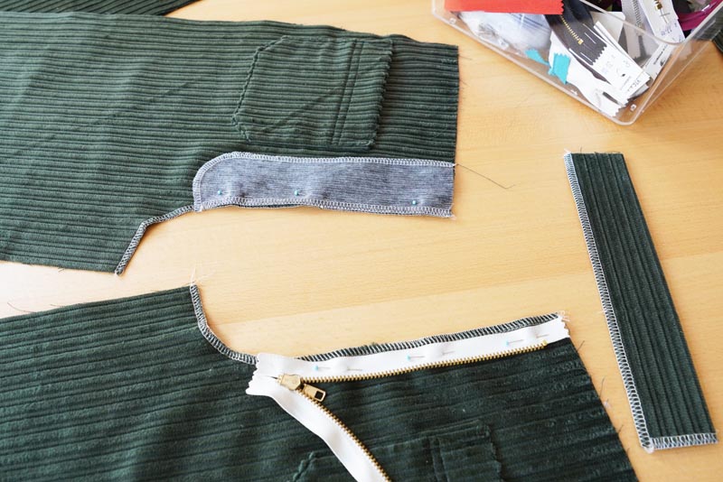 Jak ušít poklopec - dámské kalhoty