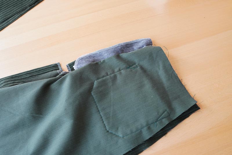 Jak ušít poklopec - dámské kalhoty