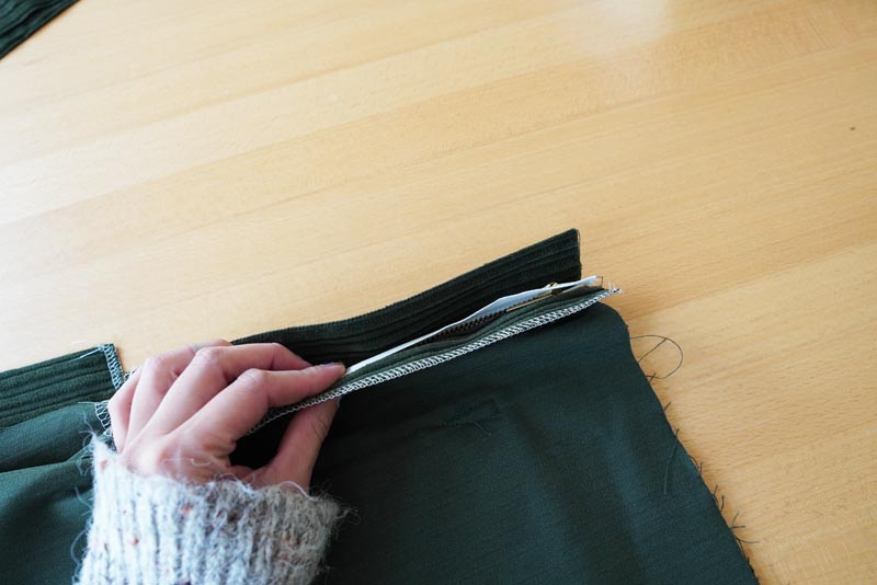 Jak ušít poklopec - dámské kalhoty