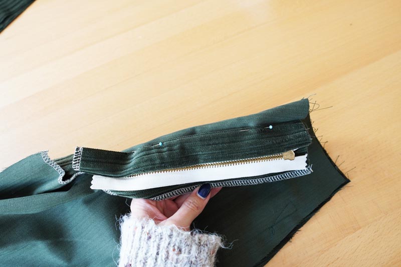 Jak ušít poklopec - dámské kalhoty