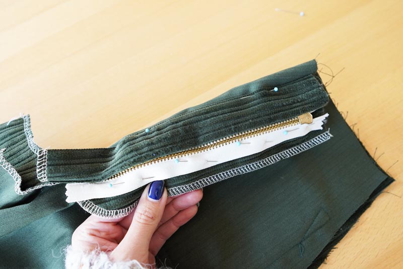 Jak ušít poklopec - dámské kalhoty