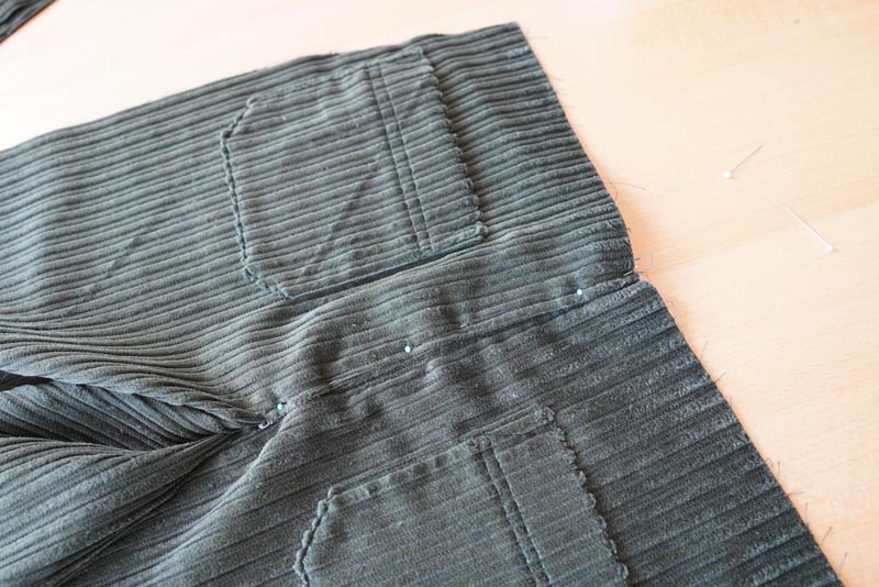 Jak ušít poklopec - dámské kalhoty