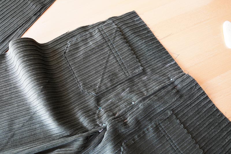 Jak ušít poklopec - dámské kalhoty