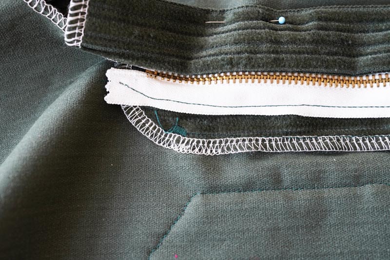 Jak ušít poklopec - dámské kalhoty