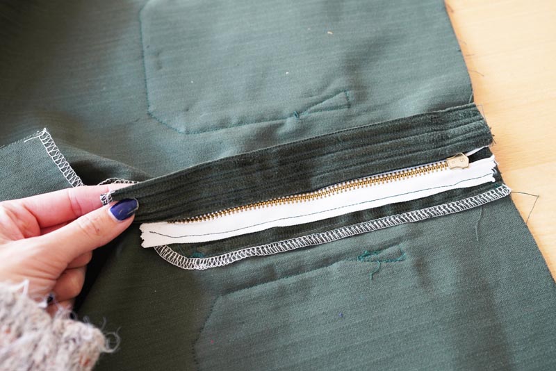 Jak ušít poklopec - dámské kalhoty